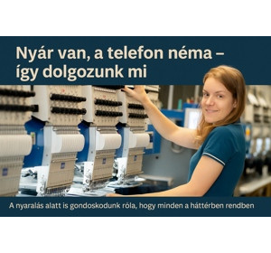 Nyár van, a telefon néma – így dolgozunk mi a háttérben is rendben