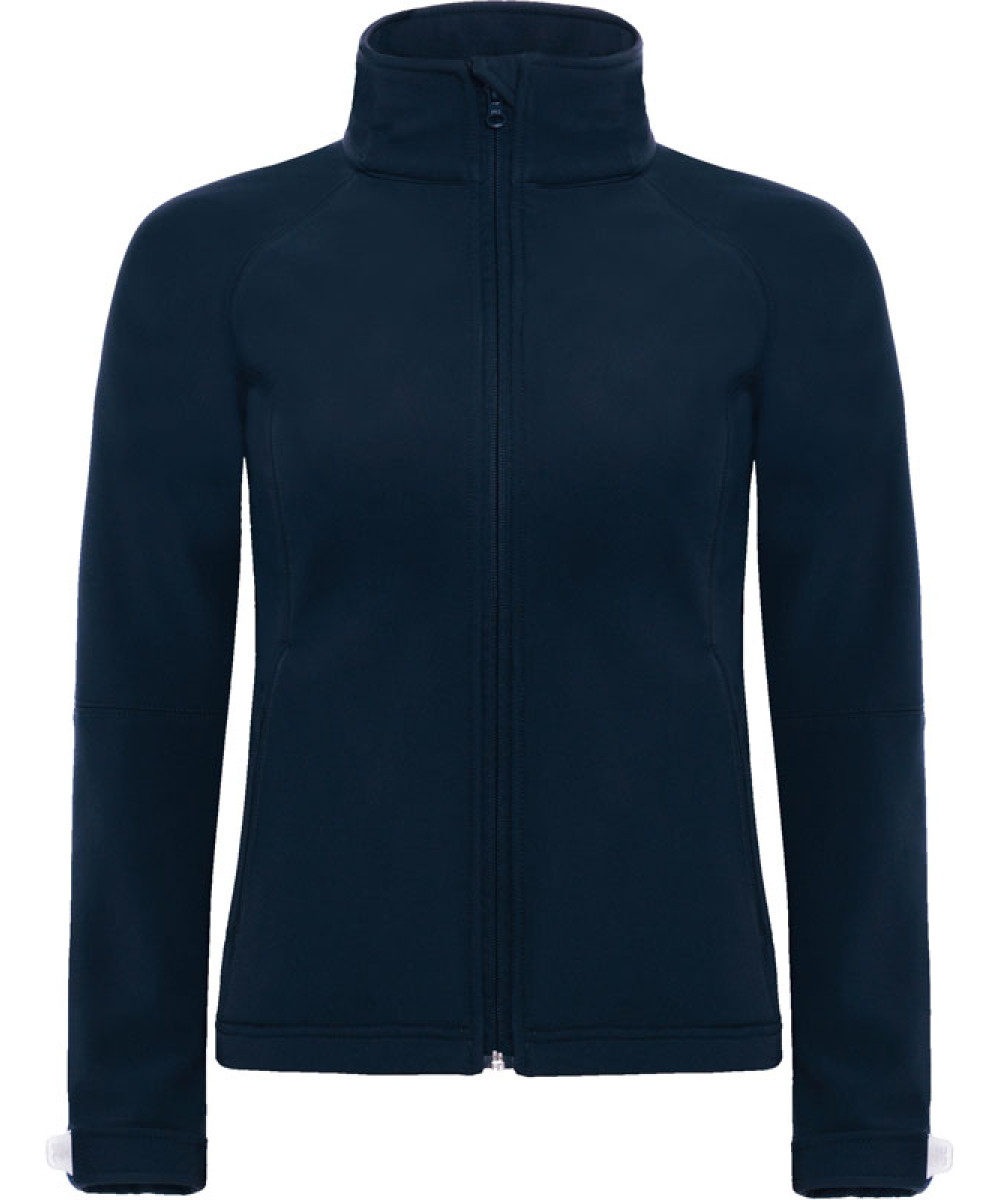 B&C | Hooded Softshell /women Ladies' 3-Layer Hooded Softshell Jacket