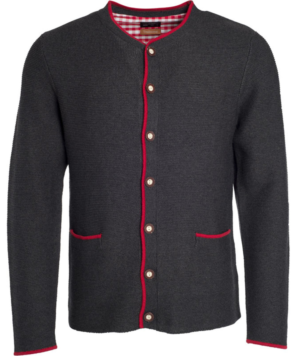 James & Nicholson | JN 640 Men's Knitted Jacket in Traditional Costume Look