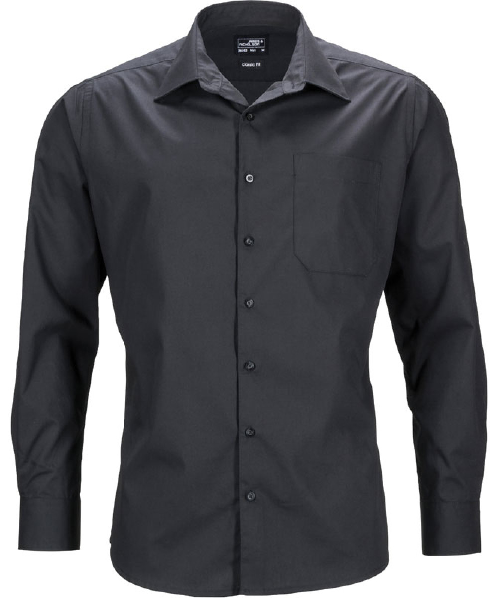 James & Nicholson | JN 642 Poplin Business Shirt long-sleeve