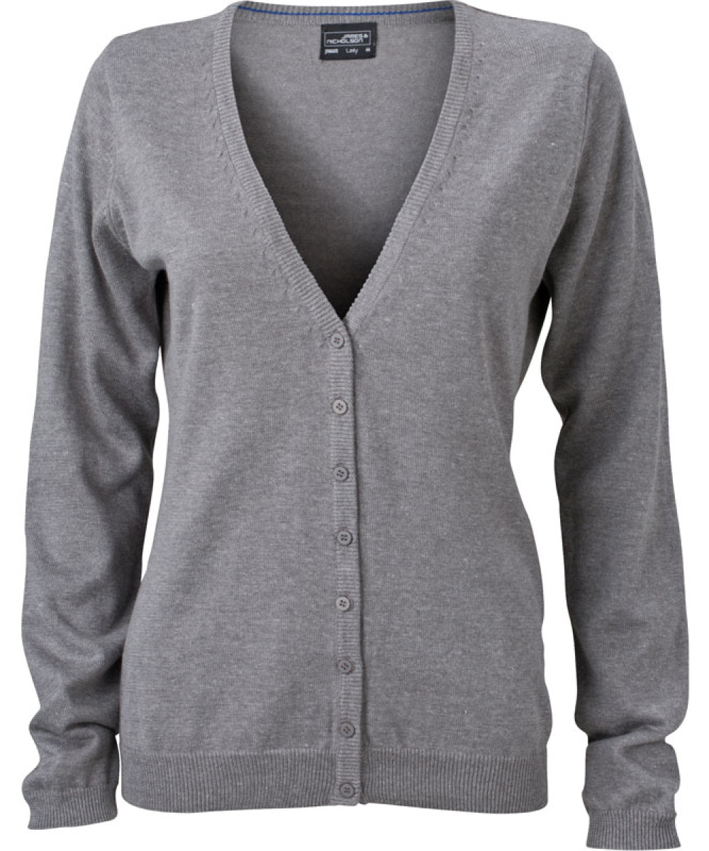 James & Nicholson | JN 660 Ladies V-Neck Cardigan