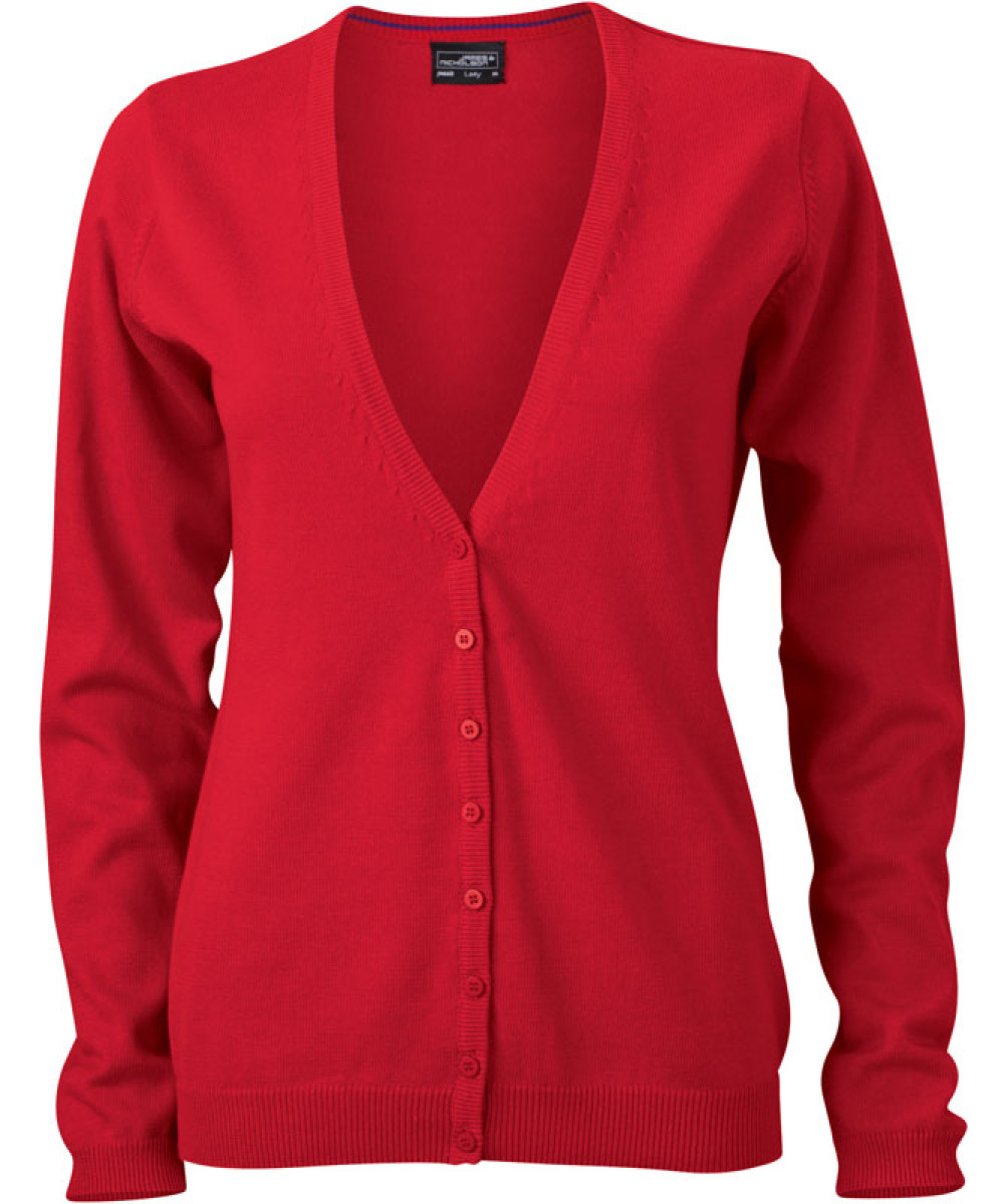 James & Nicholson | JN 660 Ladies V-Neck Cardigan