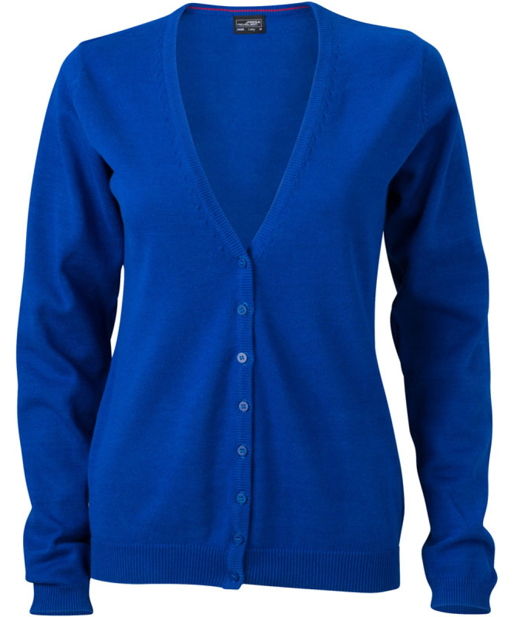 James & Nicholson | JN 660 Ladies V-Neck Cardigan