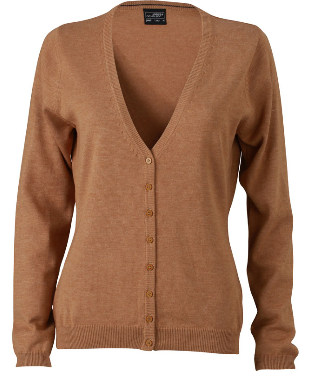 James & Nicholson | JN 660 Ladies V-Neck Cardigan