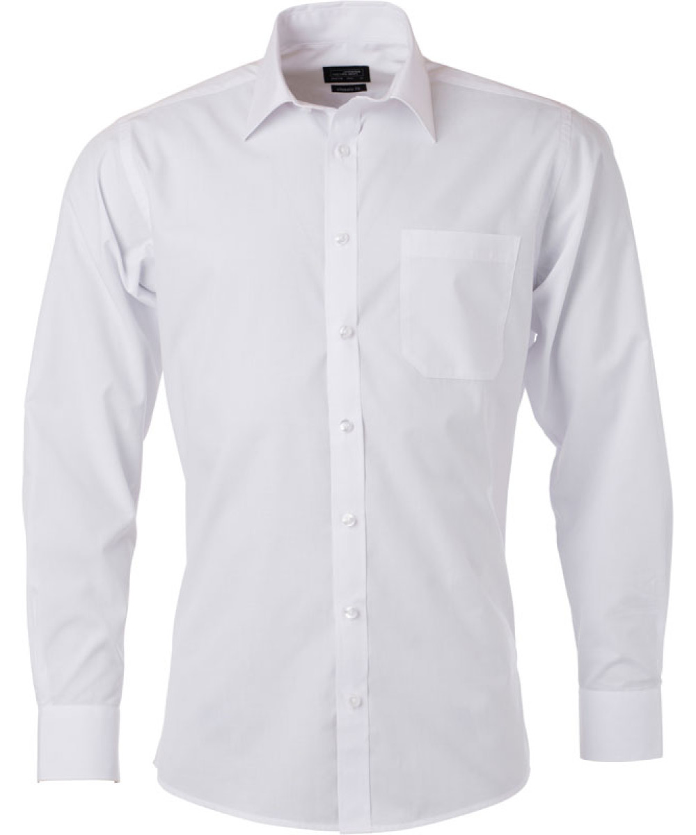 James & Nicholson | JN 678 Poplin Shirt long-sleeve
