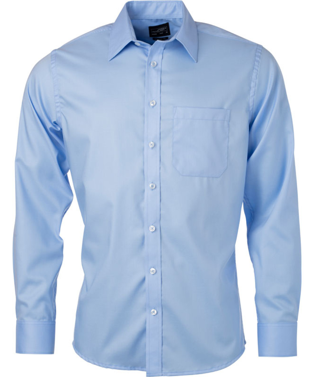 James & Nicholson | JN 682 Micro-Twill Shirt long-sleeve