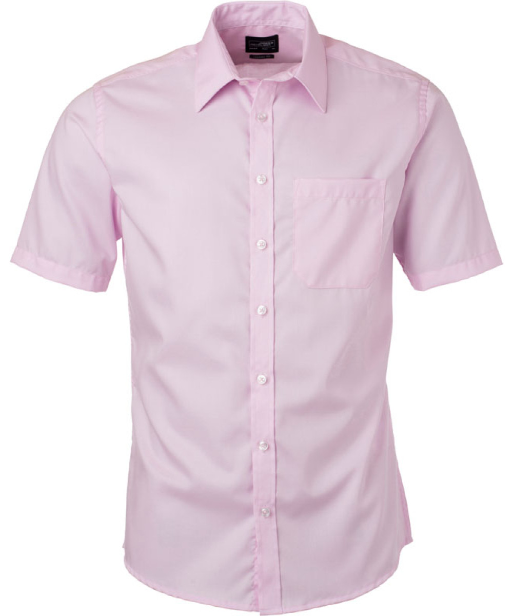 James & Nicholson | JN 684 Micro-Twill Shirt short-sleeve