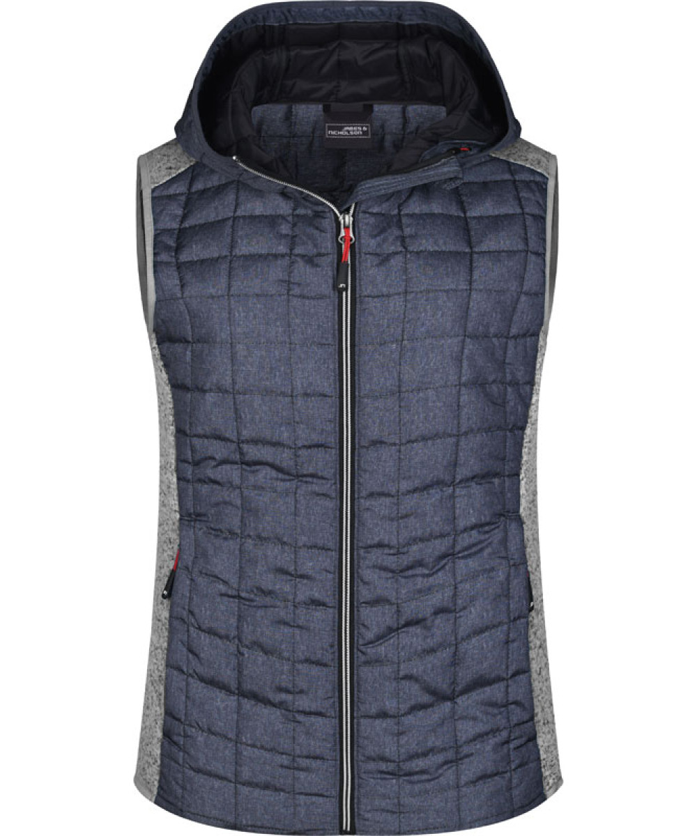 James & Nicholson | JN 767 Ladies' Hybrid Knitted Vest