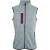 Light grey melange/red