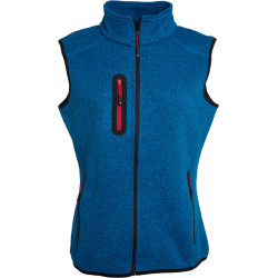 James & Nicholson | JN 773 Ladies' Knitted Fleece Vest with Stand-Up Collar