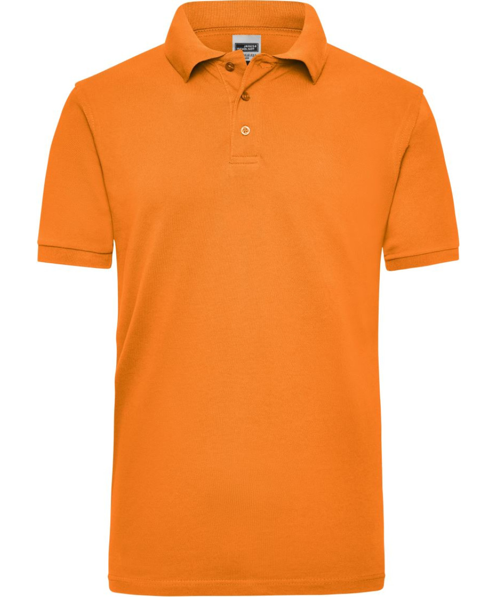 James & Nicholson munkás piké póló céges logóval, galléros kivitelben