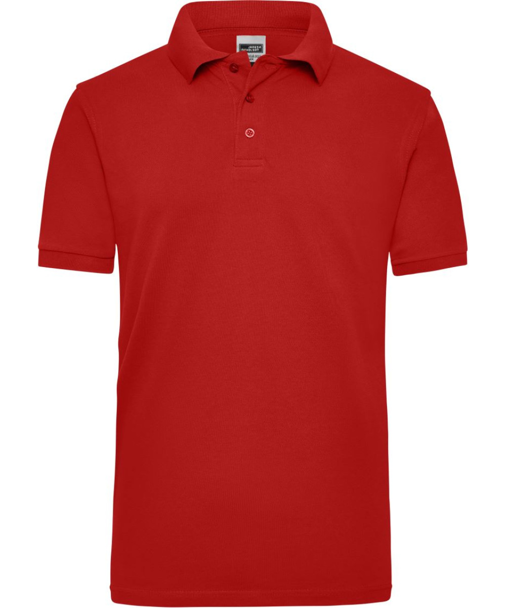 James & Nicholson munkás piké póló céges logóval, galléros kivitelben