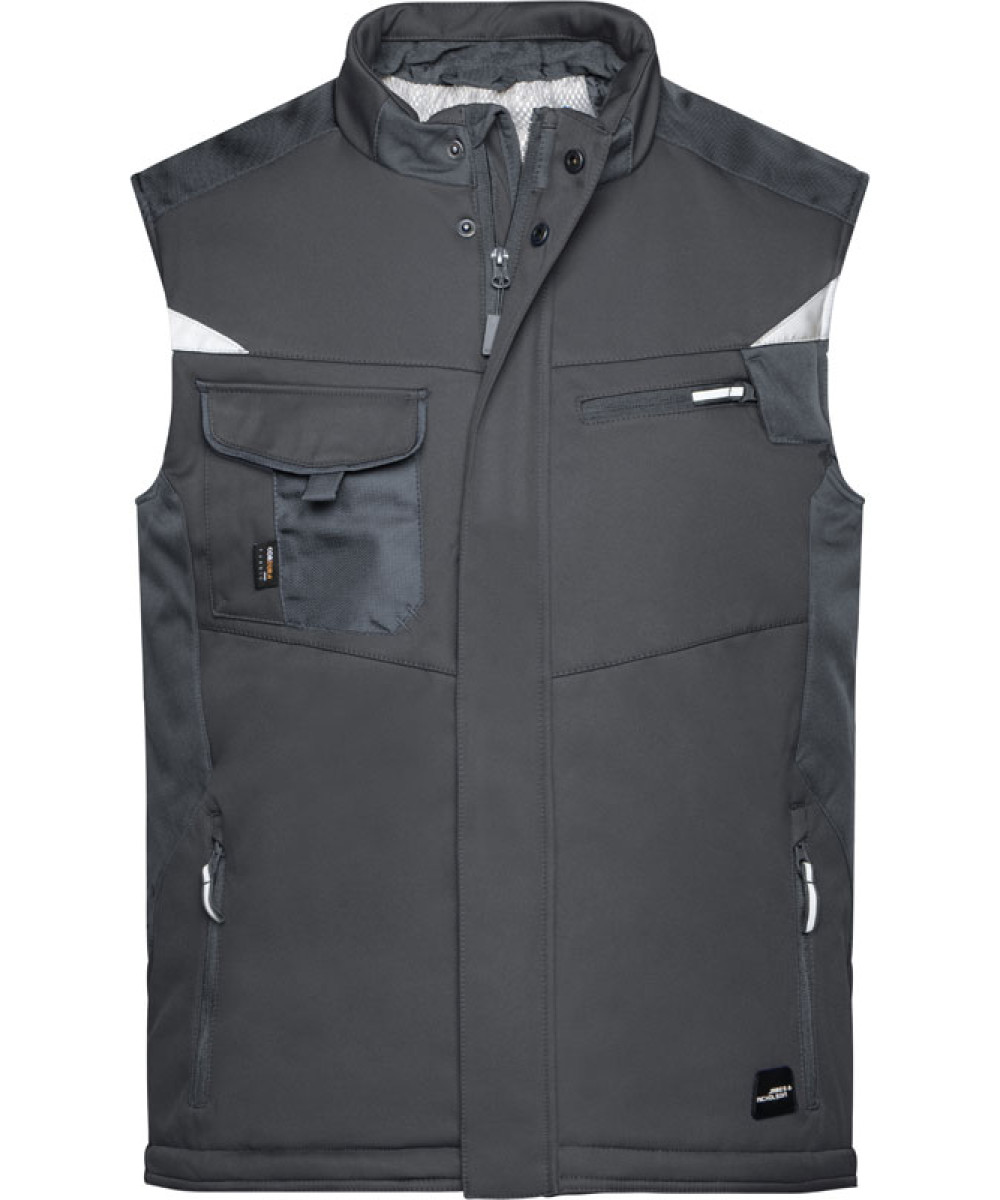 James & Nicholson | JN 825 Workwear Winter Softshell Vest - Strong