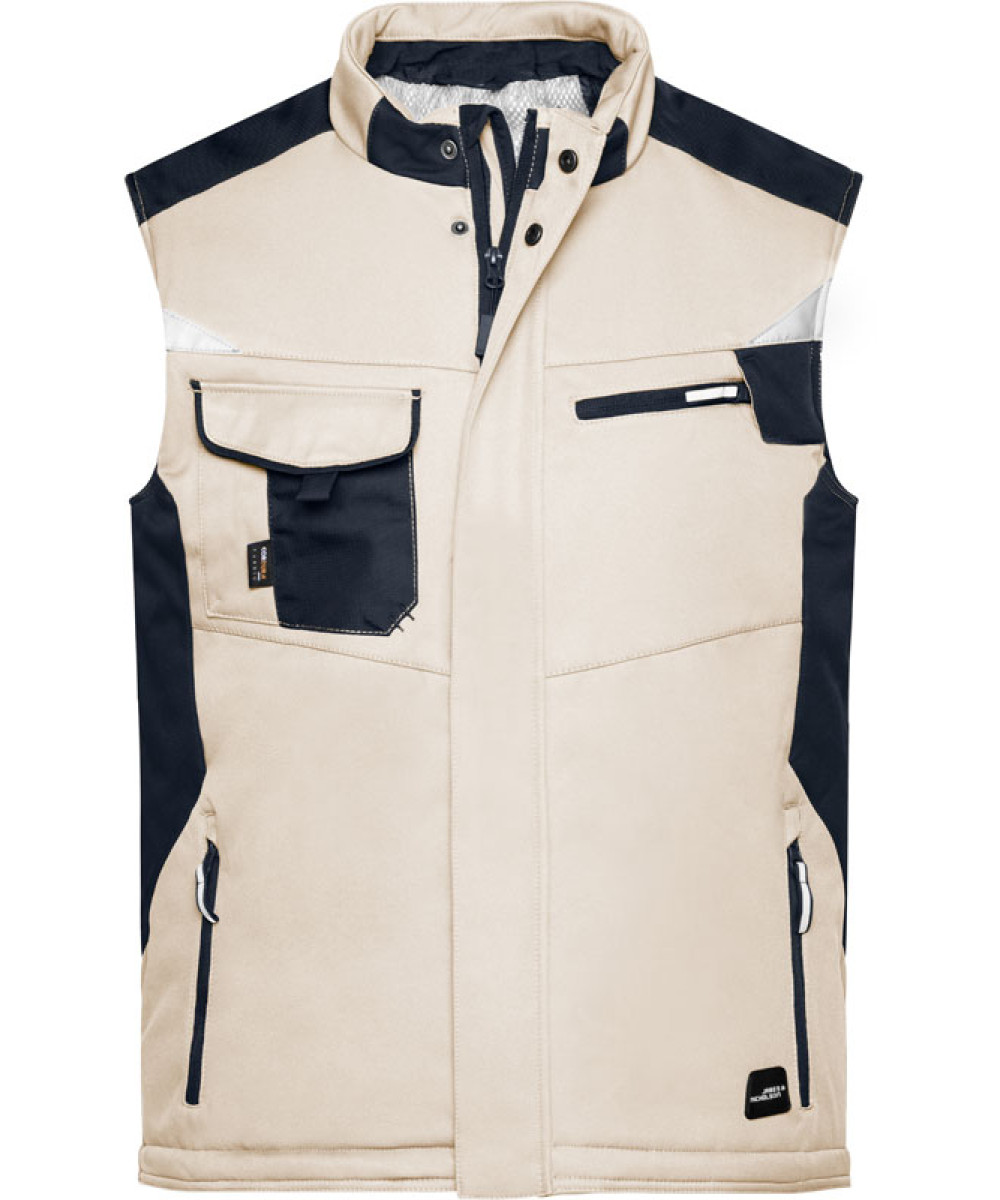 James & Nicholson | JN 825 Workwear Winter Softshell Vest - Strong