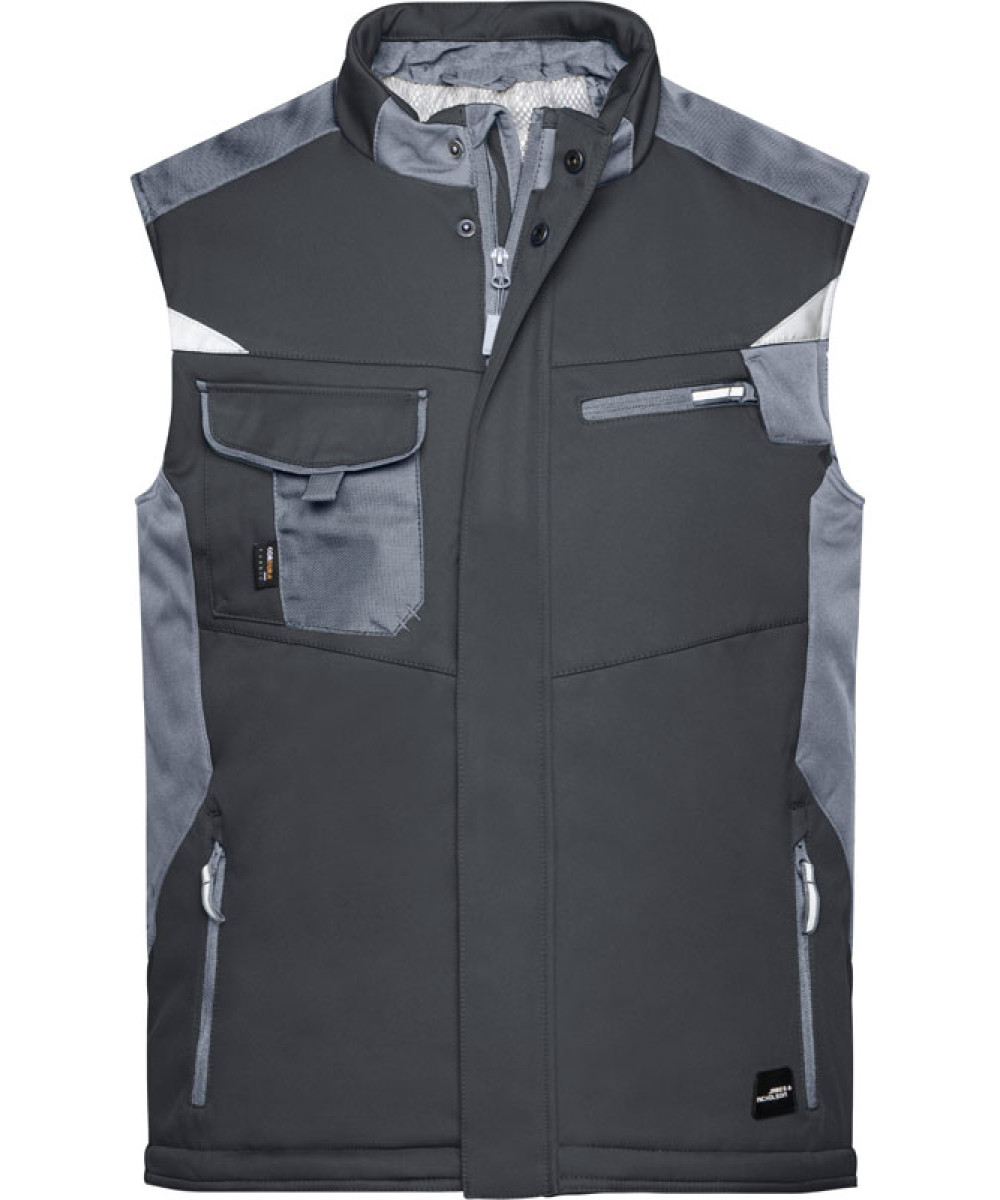 James & Nicholson | JN 825 Workwear Winter Softshell Vest - Strong