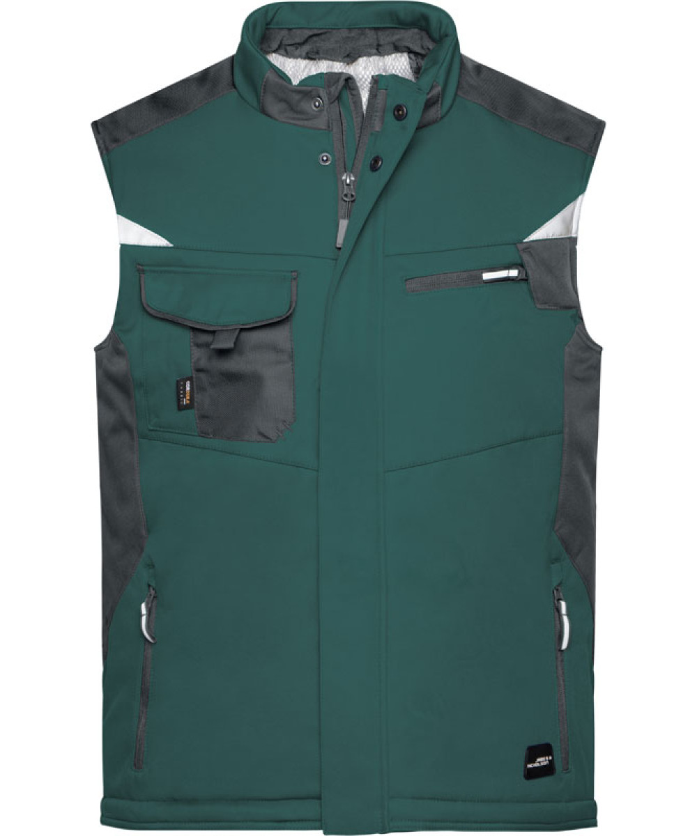 James & Nicholson | JN 825 Workwear Winter Softshell Vest - Strong