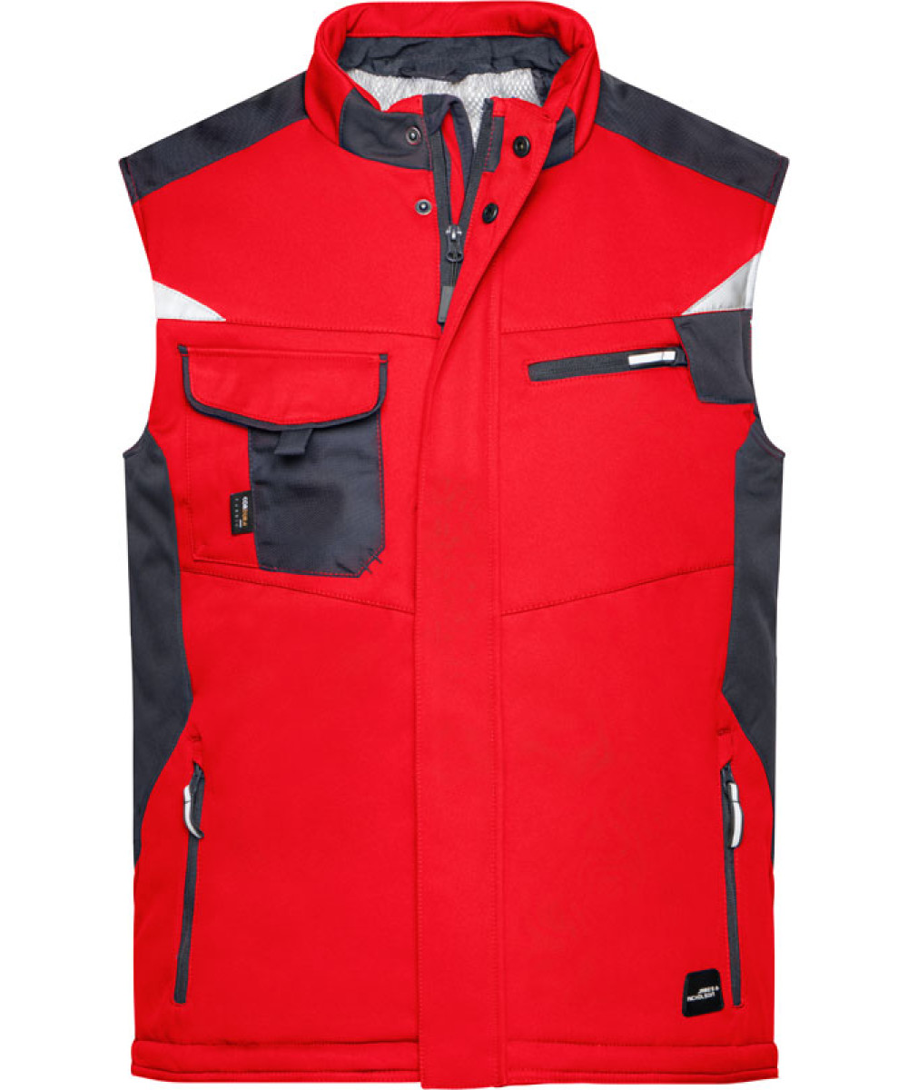 James & Nicholson | JN 825 Workwear Winter Softshell Vest - Strong