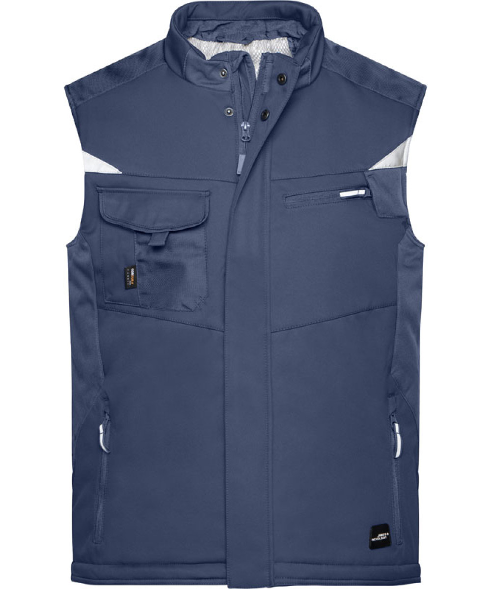 James & Nicholson | JN 825 Workwear Winter Softshell Vest - Strong