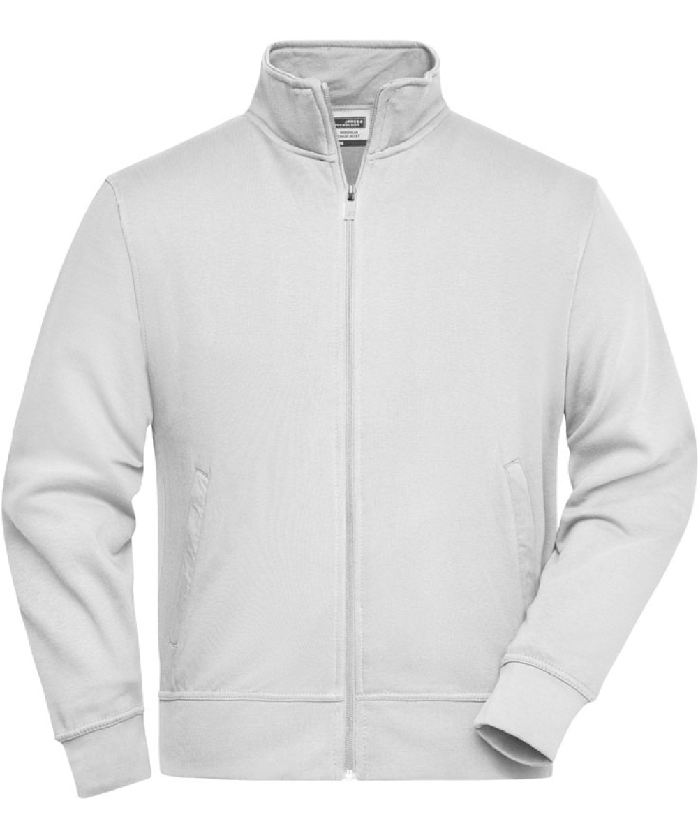 James & Nicholson | JN 836 Sweat Jacket with Stand-Up Collar