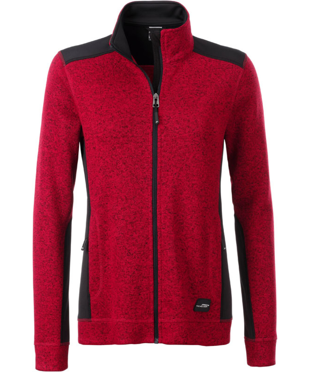 James & Nicholson | JN 861 Ladies Workwear Knitted Fleece Jacket - Strong