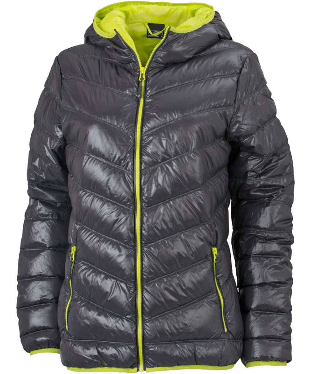 James & Nicholson | JN 1059 Lightweight Ladies Down Hooded Jacket