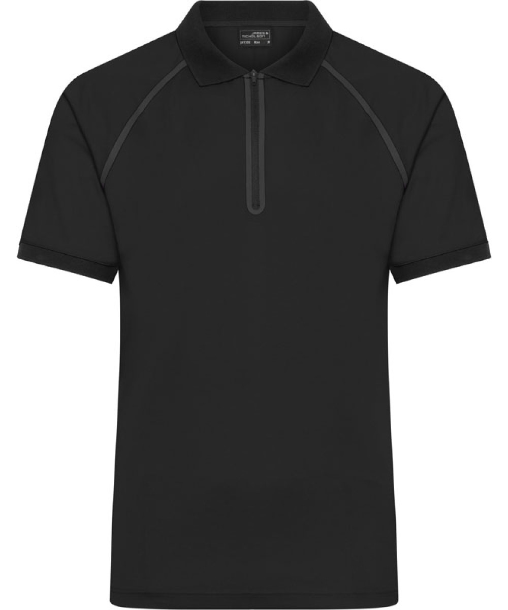 James & Nicholson | JN 1308 Mens Polo with Zip