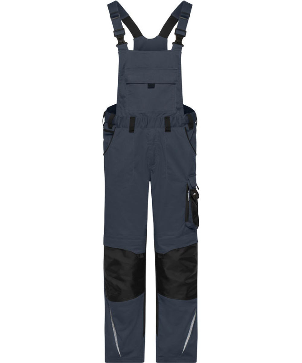 James & Nicholson | JN 1833 (42-60) Workwear Pants with Bib - Strong