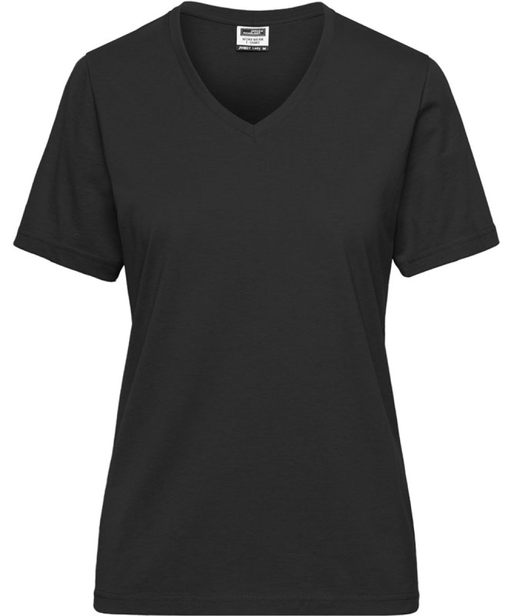 James & Nicholson | JN 1807 Ladies Organic Workwear T-Shirt - Solid