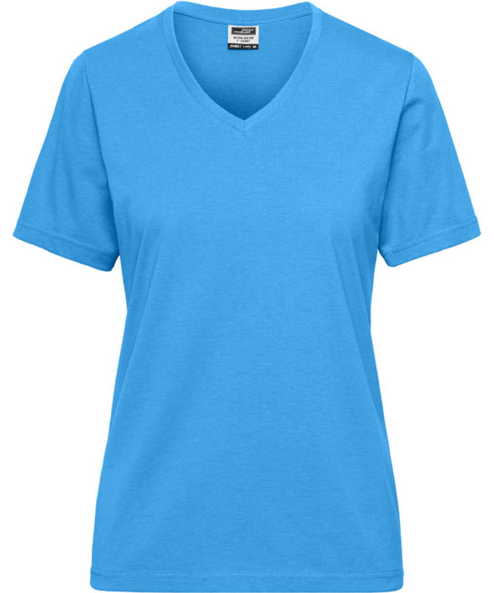 James & Nicholson | JN 1807 Ladies Organic Workwear T-Shirt - Solid