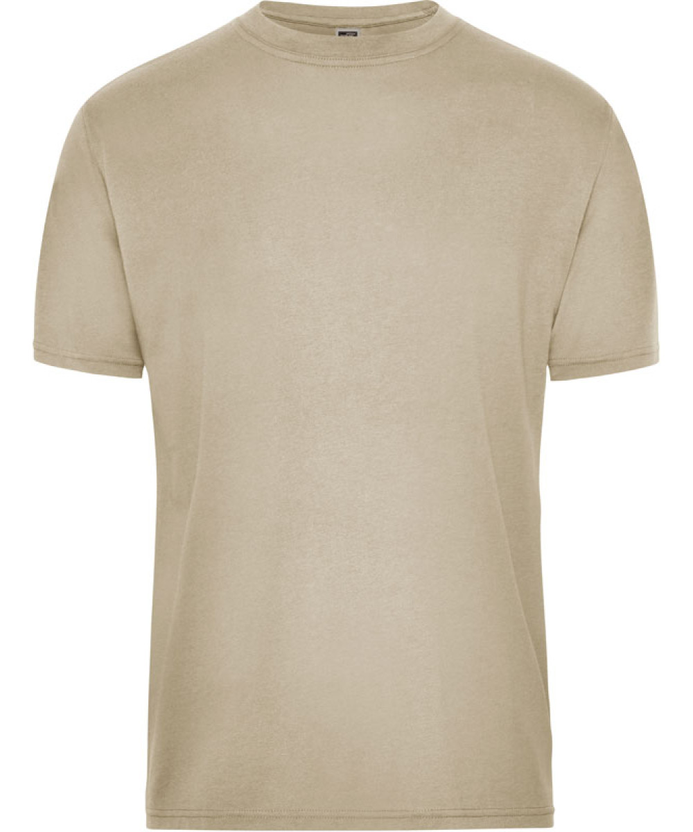 James & Nicholson | JN 1808 Mens Organic Workwear T-Shirt - Solid