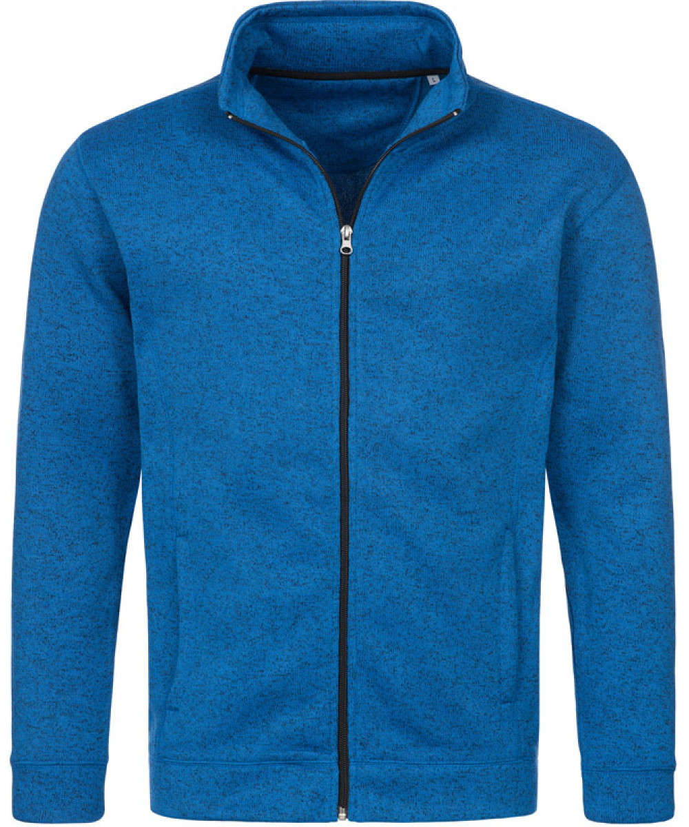 Stedman | Knit Fleece Jacket Men Men's Knitted Fleece Jacket
