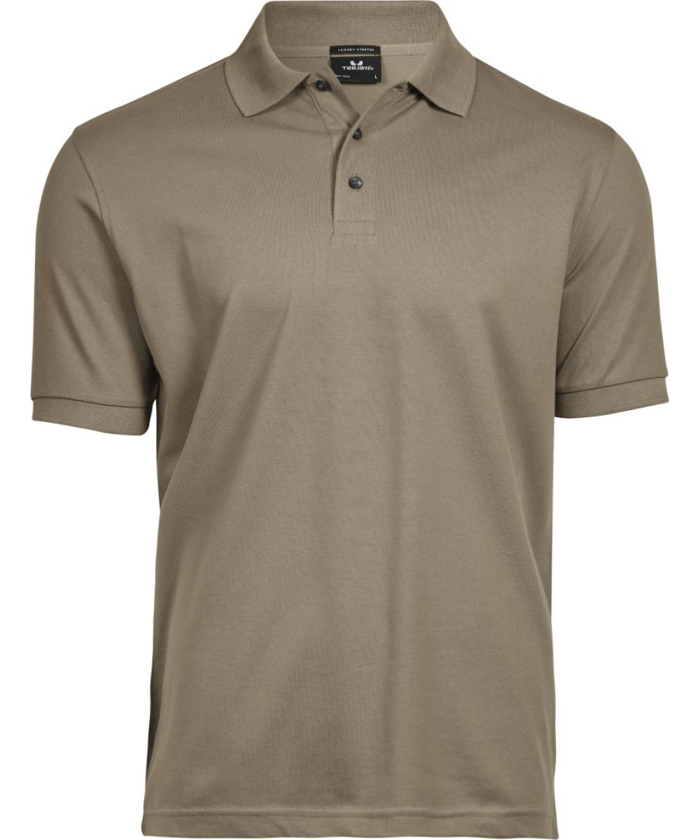 TEE JAYS Férfi galléros póló logózva