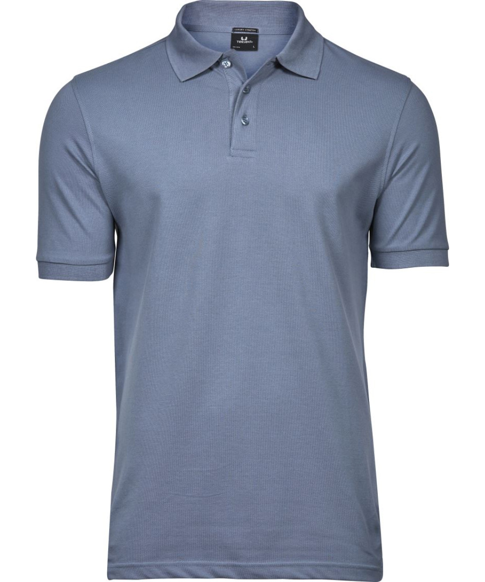 TEE JAYS Férfi galléros póló logózva