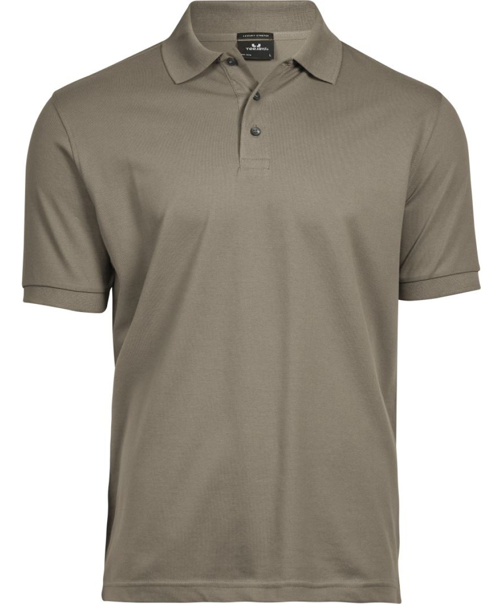 TEE JAYS Férfi galléros póló logózva