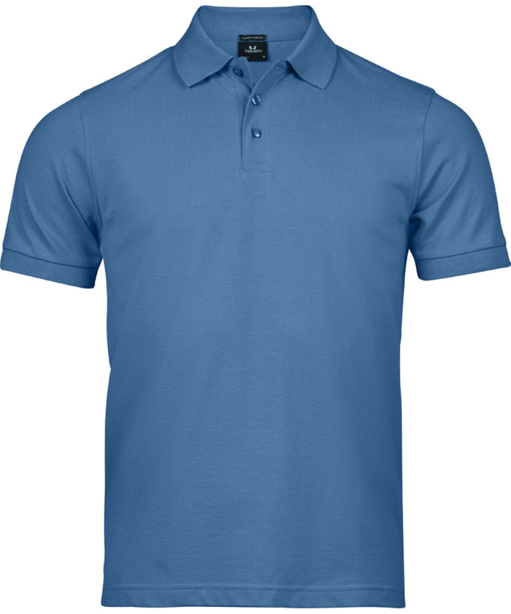 TEE JAYS Férfi galléros póló logózva