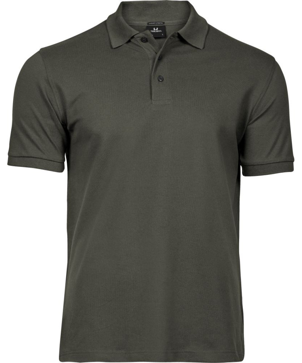 TEE JAYS Férfi galléros póló logózva