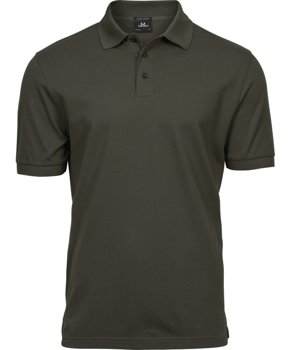 TEE JAYS Férfi galléros póló logózva