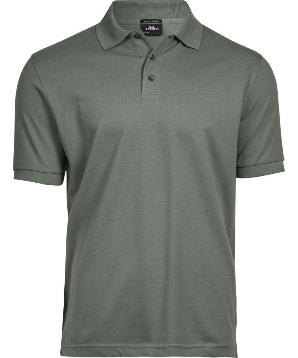 TEE JAYS Férfi galléros póló logózva