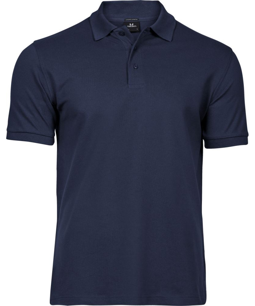 TEE JAYS Férfi galléros póló logózva