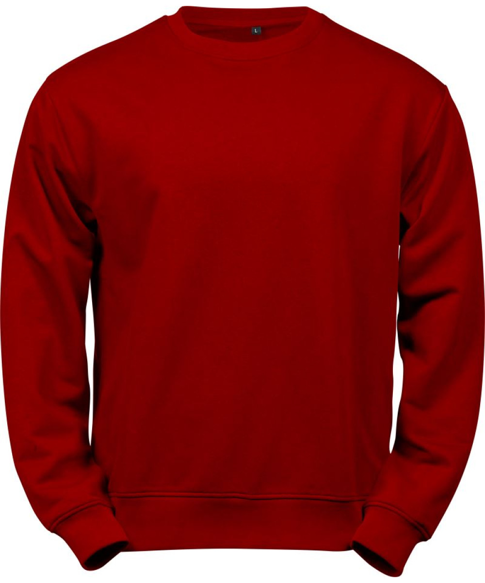 TEE JAYS férfi pulóver emblémázva