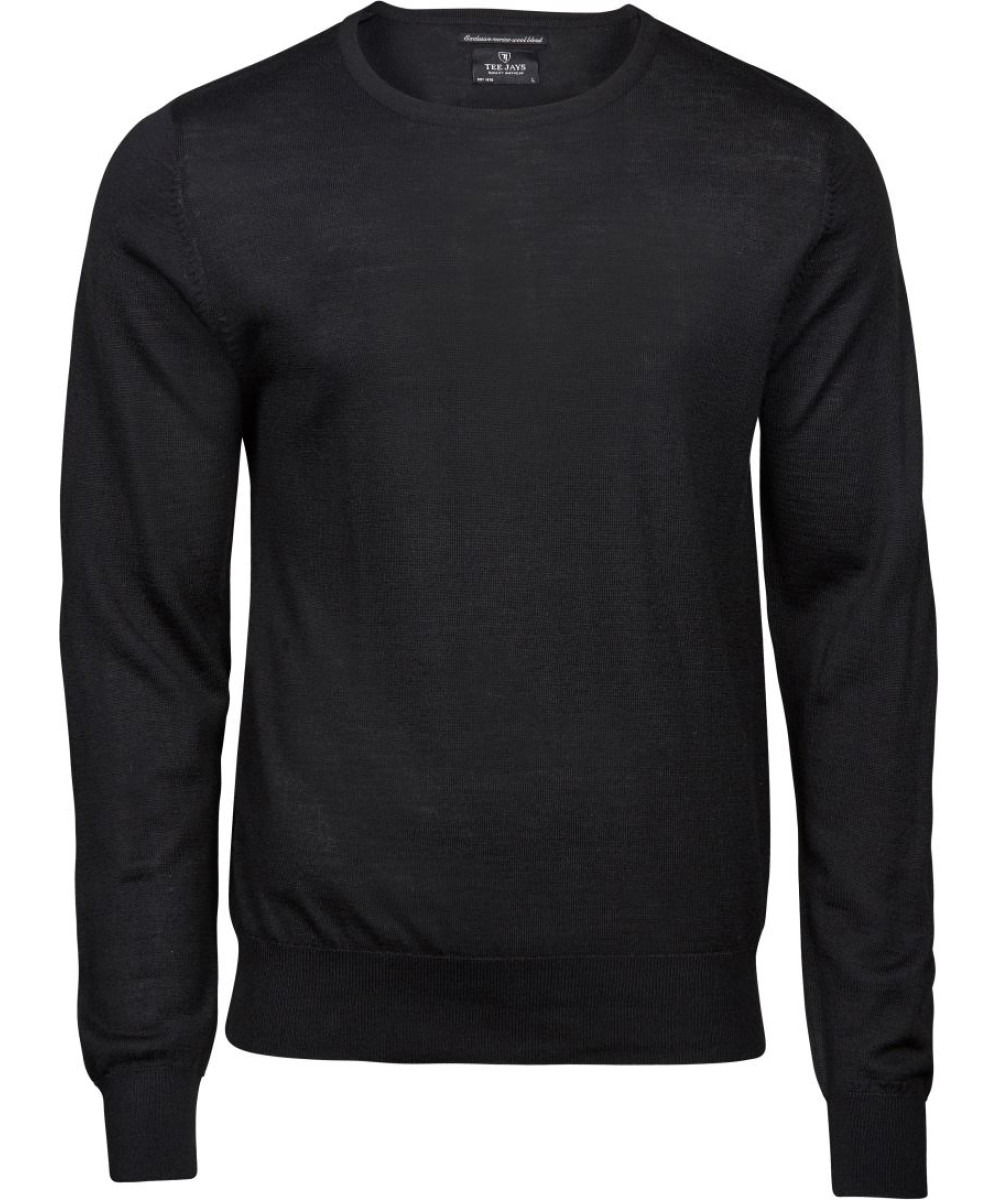TEE JAYS férfi pulóver emblémázva