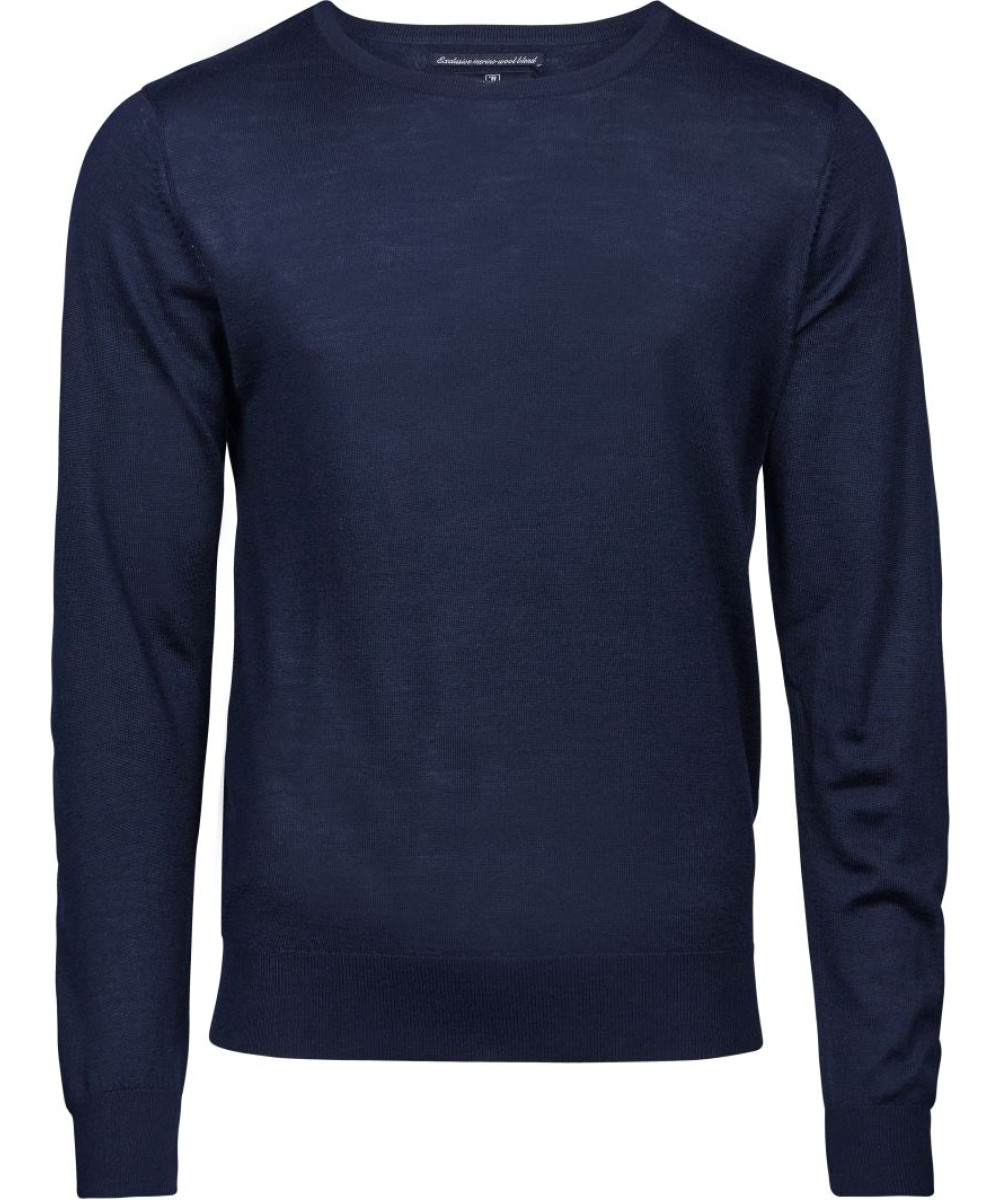 TEE JAYS férfi pulóver emblémázva