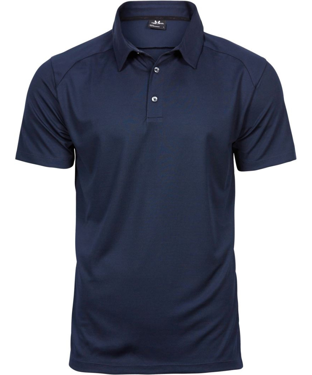 TEE JAYS Férfi galléros póló logózva