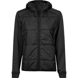 Tee Jays | 9113 Ladies' Hooded Hybrid Stretch Jacket