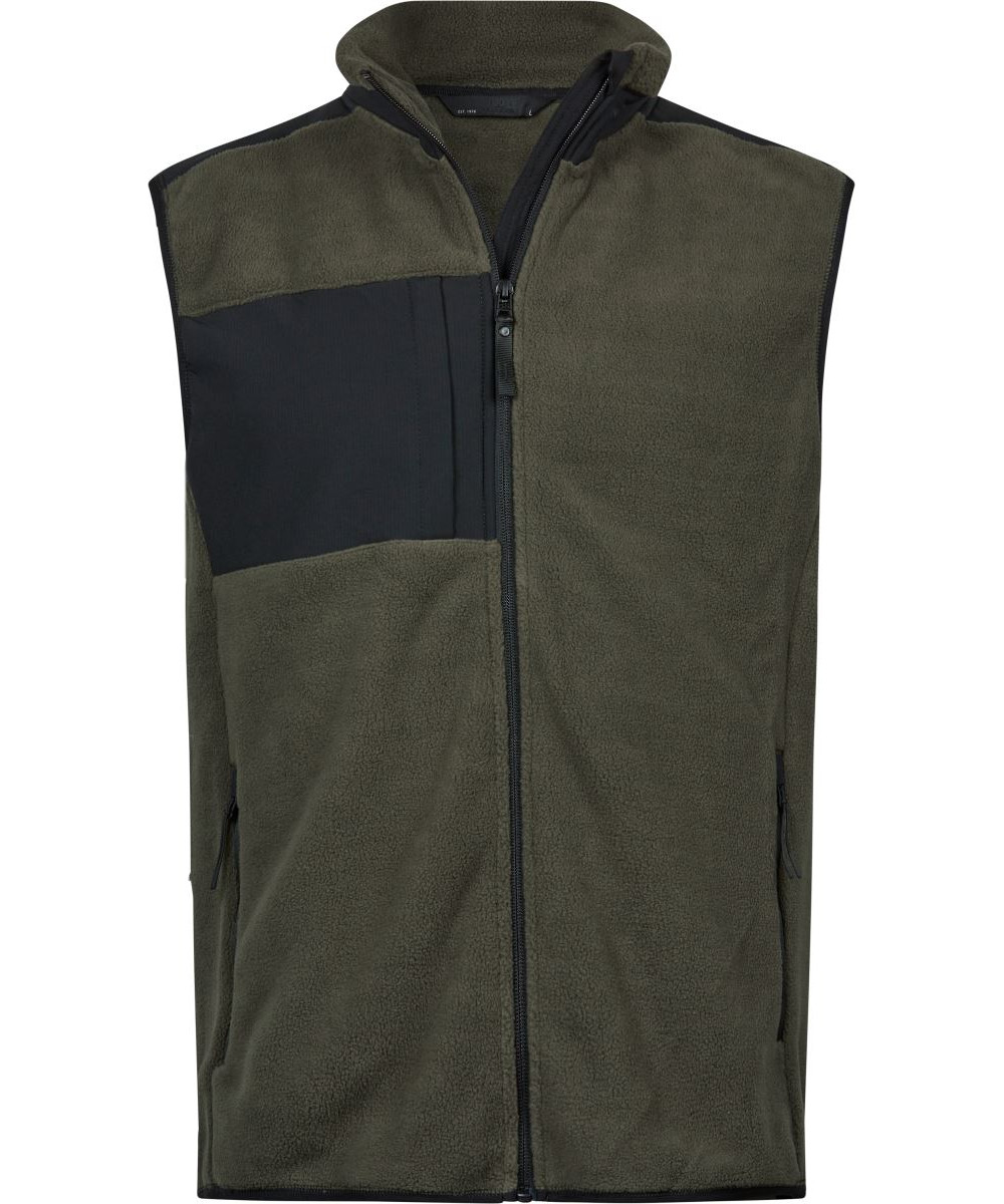 TEE JAYS férfi mellény céges hímzéssel, kültéri munkához