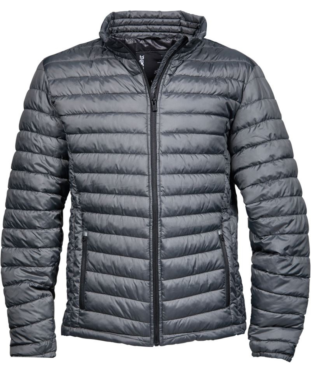 TEE JAYS férfi kabát hímzett céges logóval