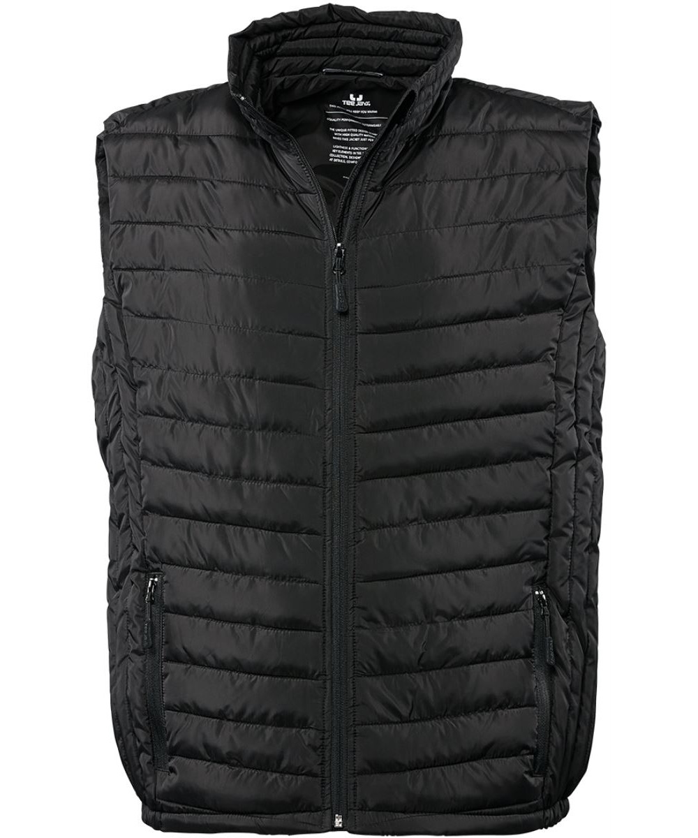 TEE JAYS férfi mellény céges hímzéssel, kültéri munkához