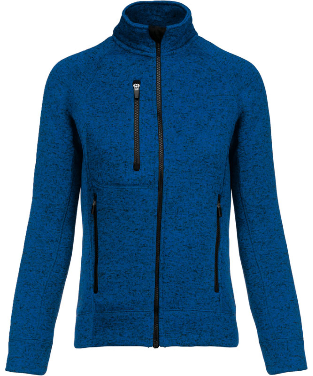 Kariban | K9107 Ladies' Melange Knitted Fleece Jacket