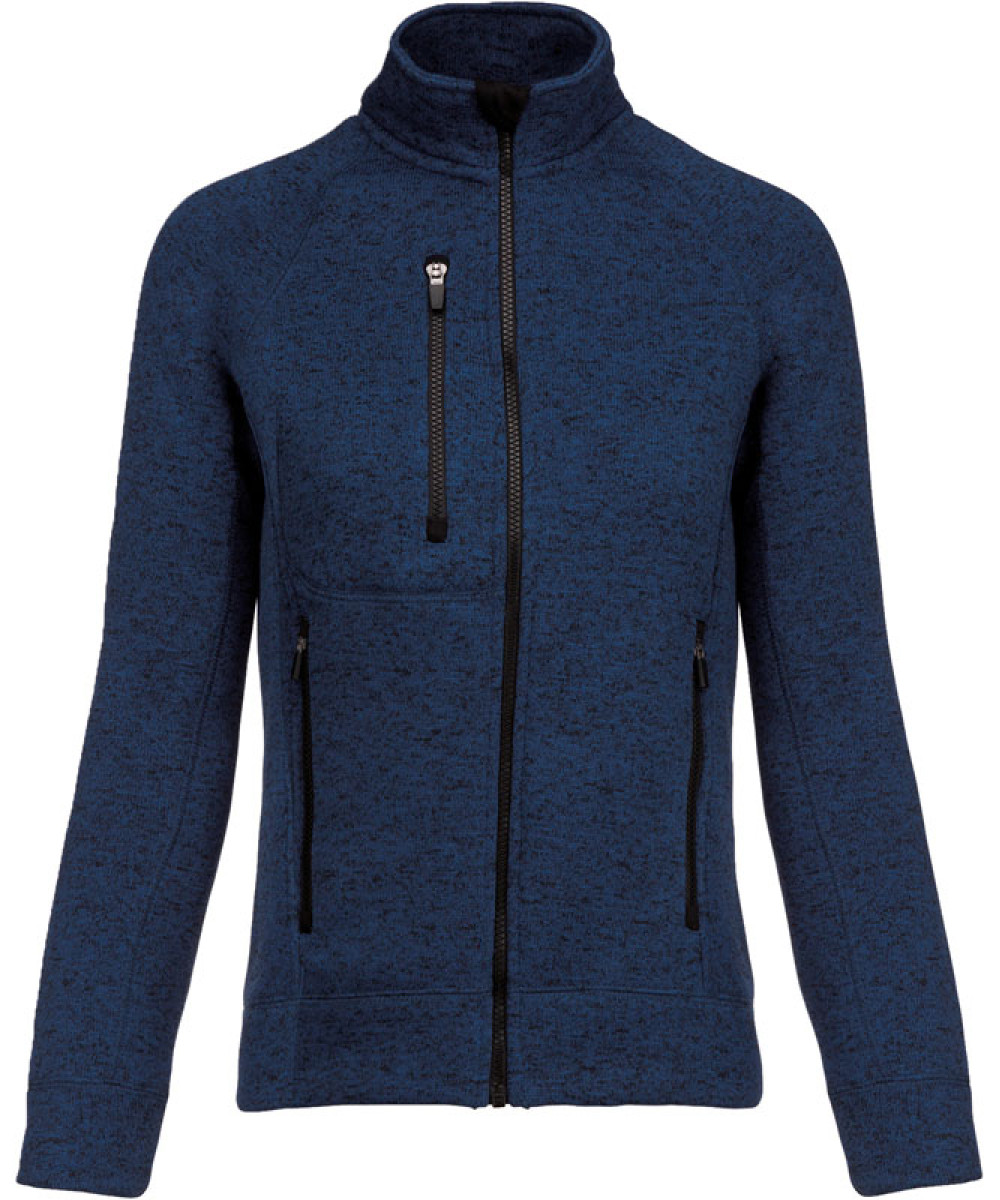 Kariban | K9107 Ladies Melange Knitted Fleece Jacket