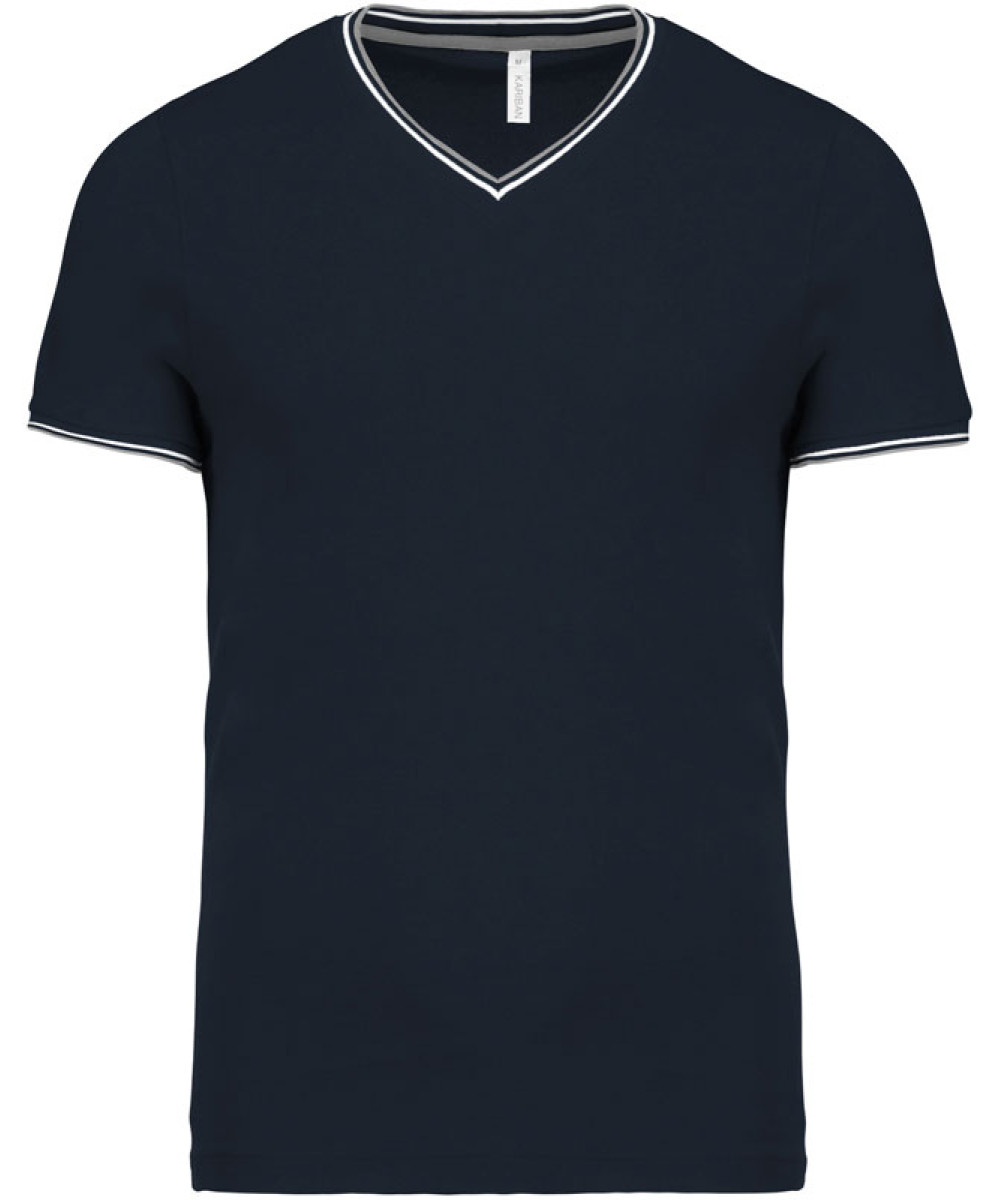 Kariban | K374 Men's Piqué V-Neck T-Shirt